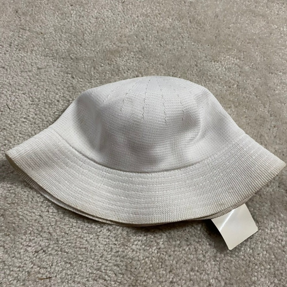 Y2K Knit Bucket Hat Zcud USA White Mens Streetwear Style ZB-01 Streetwear